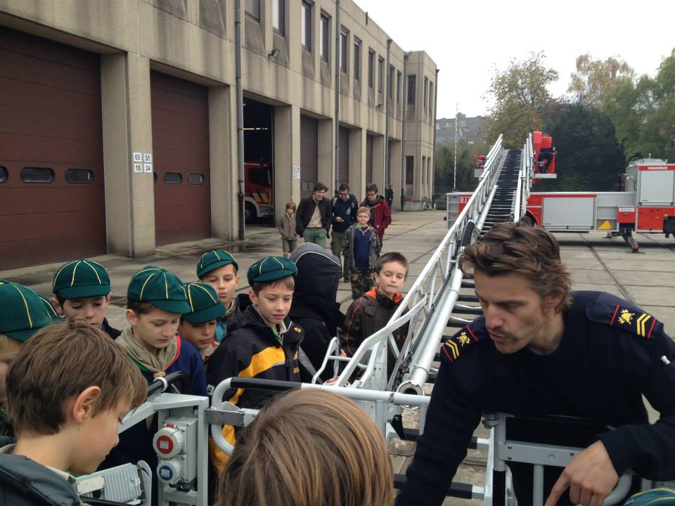 Sint-Martinus den XIIde - Bezoek Brandweer Welpen Kiewit